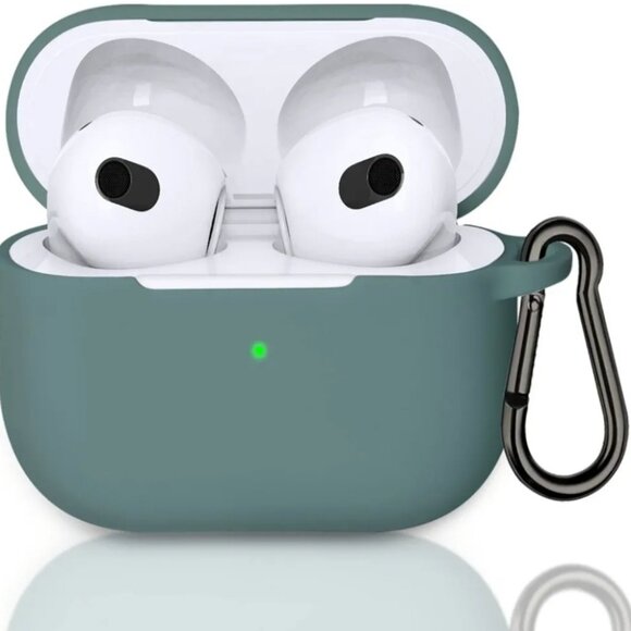 Compatible with AirPods 3 Case Soft Silicone Protective Headphone Charging Cover - Picture 1 of 5